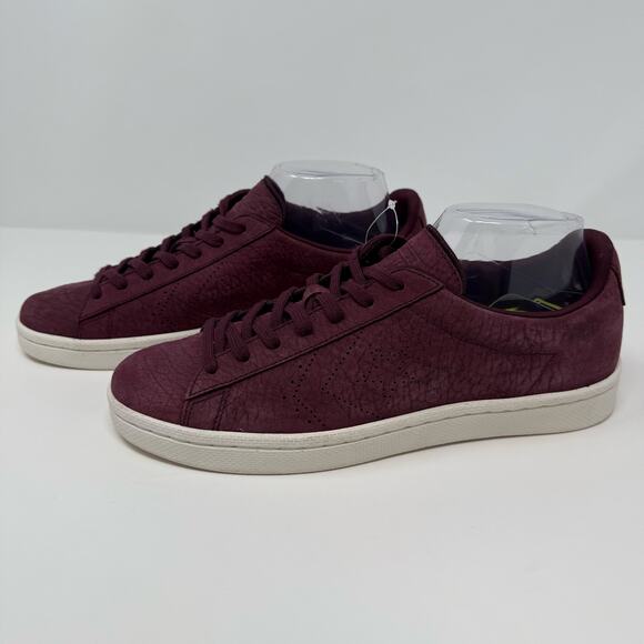 Converse Other - Converse With Lunaron Unisex 9 Maroon Pebbled Faux Suede Preppy Comfy 1S01252